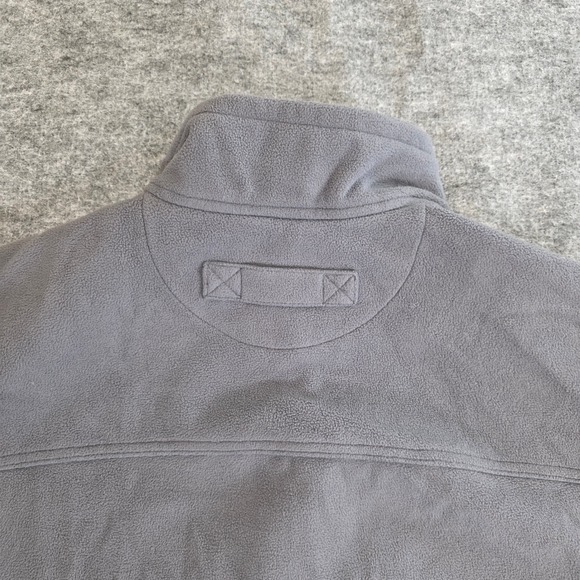 Duluth Trading Co Vest Mens Size‎ XL Gray Full Zip Pockets Outdoors Fleece - Picture 6 of 10